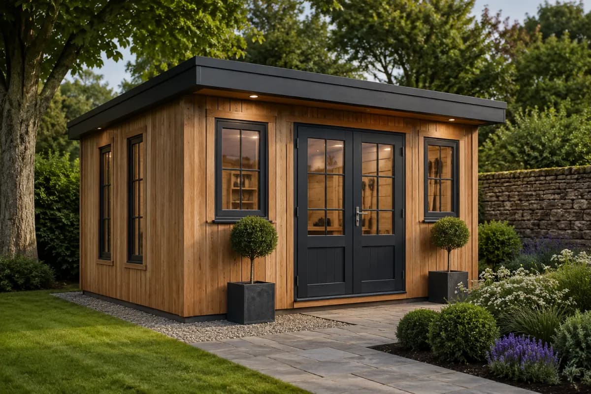 Bespoke garden shed